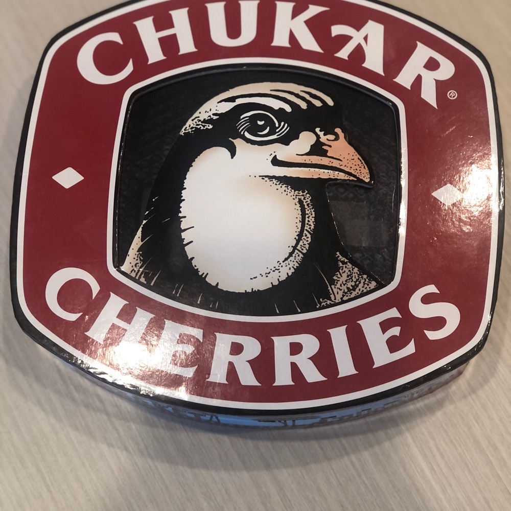 Chukar Cherries Decorative Iconic Red Box Gift Decoration Candy Bakery Craft
